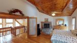 Quiet waters Loft master with fireplace and tv